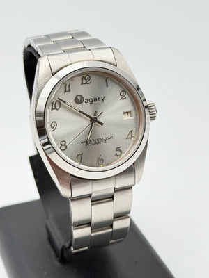 vagary quartz NOS 90's 34mm steel