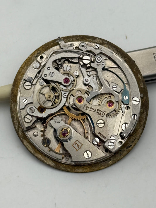 eberhard 14000 chronograph movement movimento vintage