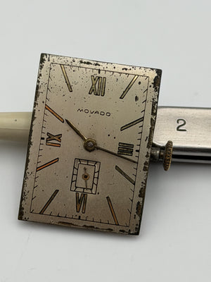 movado 17 jewels art decò movement movimento vintage rare