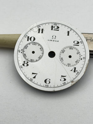 omega chrono porcelain 29mm 33.3 dial quadrante