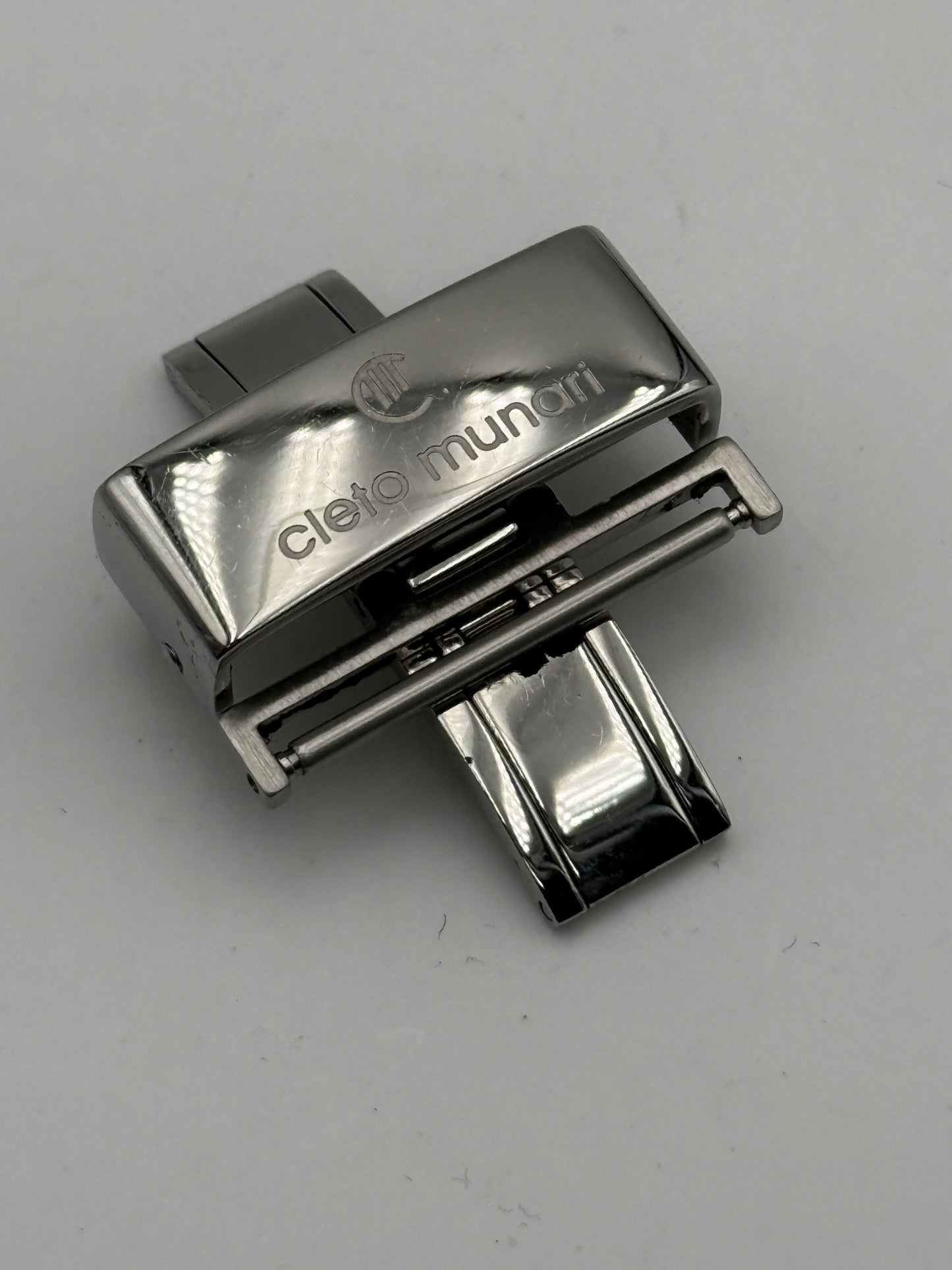 cleto munari deployante fibbia buckle 25mm