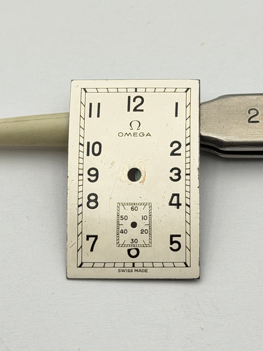 omega art decò 18.5x28.5mm dial quadrante