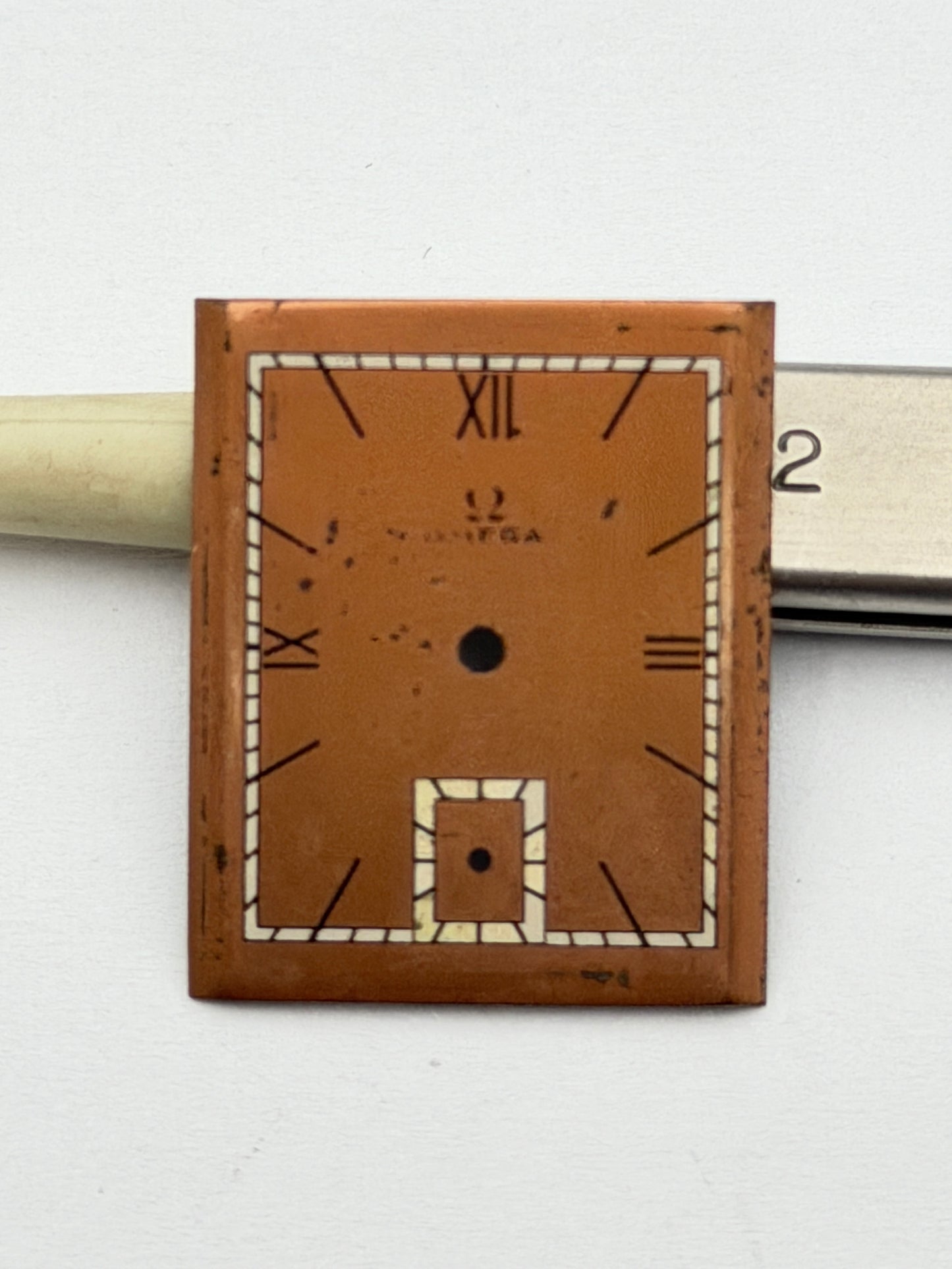 omega art decò 19,6x24mm dial quadrante
