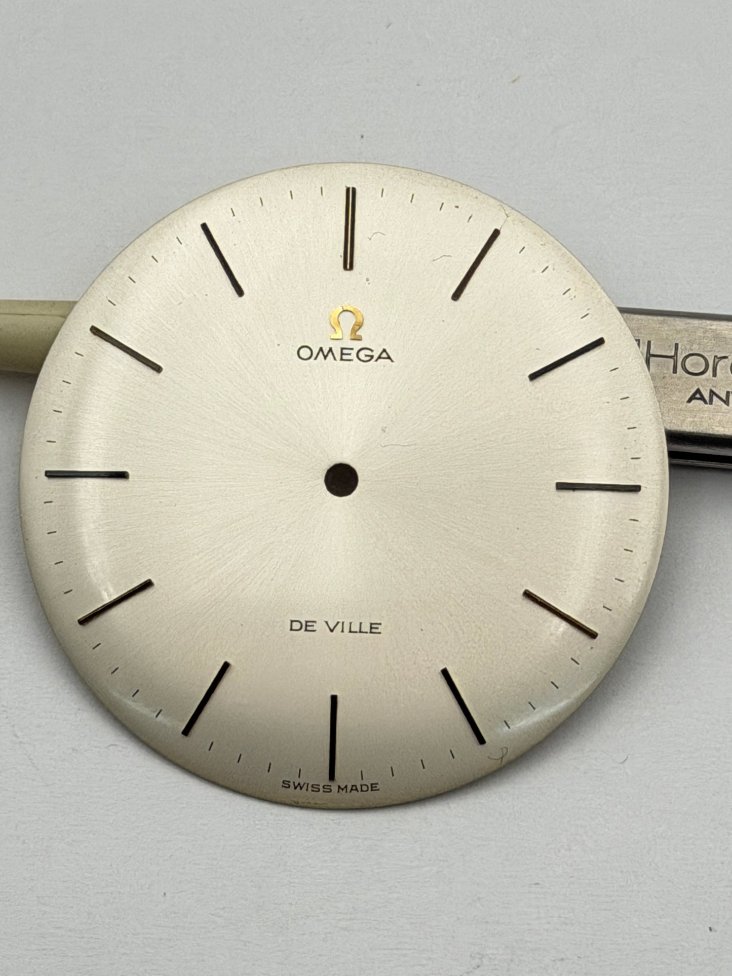 omega de ville 601 39mm dial quadrante