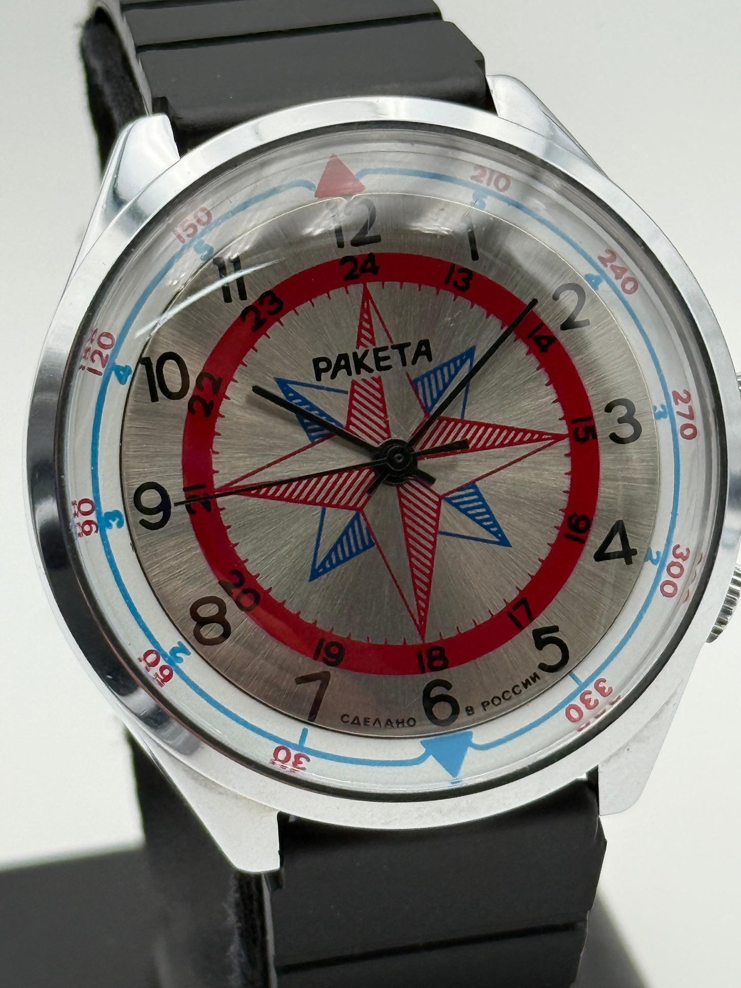 raketa rosa dei venti wind rose vintage ussr orologio
