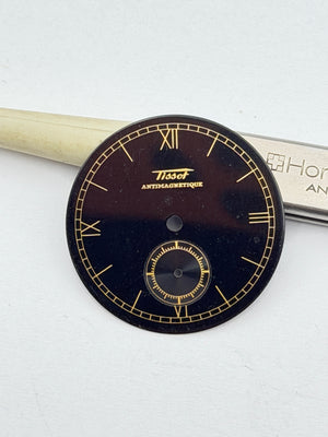 tissot 26mm dial quadrante military rare