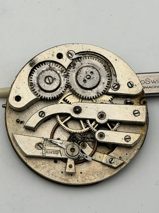 anonimo cilindro 53.8mm pocket watch movement movimento cylinder