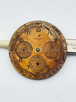 universal geneve chrono 34.5mm dial quadrante