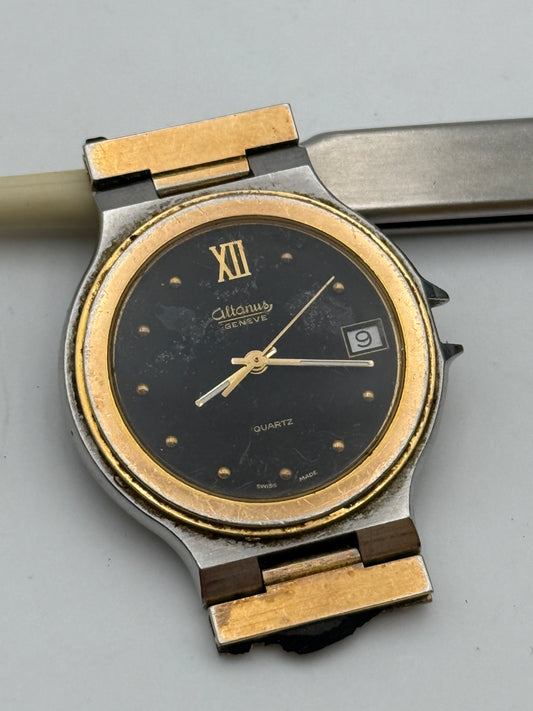altanus esa 555.411 swiss made movement movimento movement