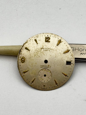 universal geneve monodate 29.5mm dial quadrante