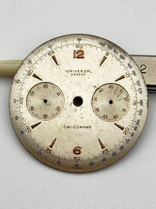 universal geneve unicompax 29.5mm dial quadrante