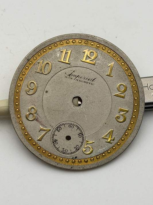 imperial 38mm tasca pocket watch dial quadrante