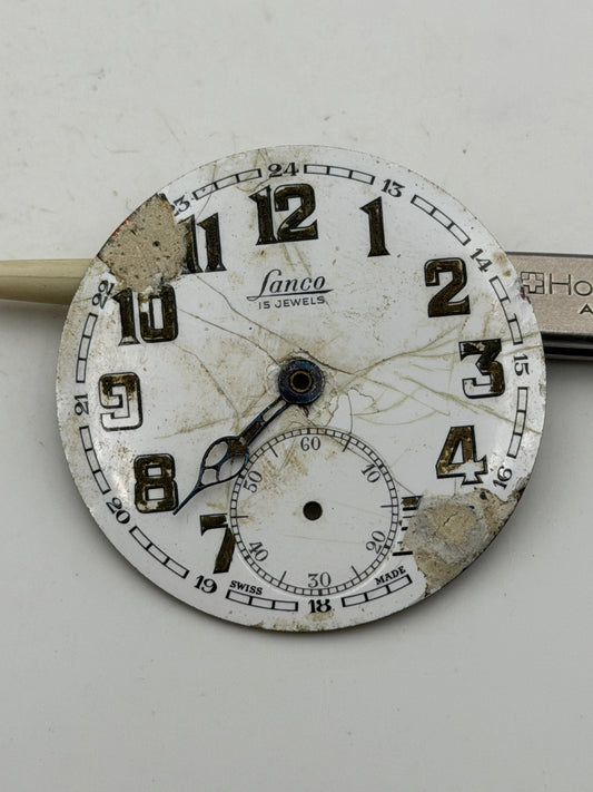 lanco tasca 42.5mm pocket watch dial quadrante