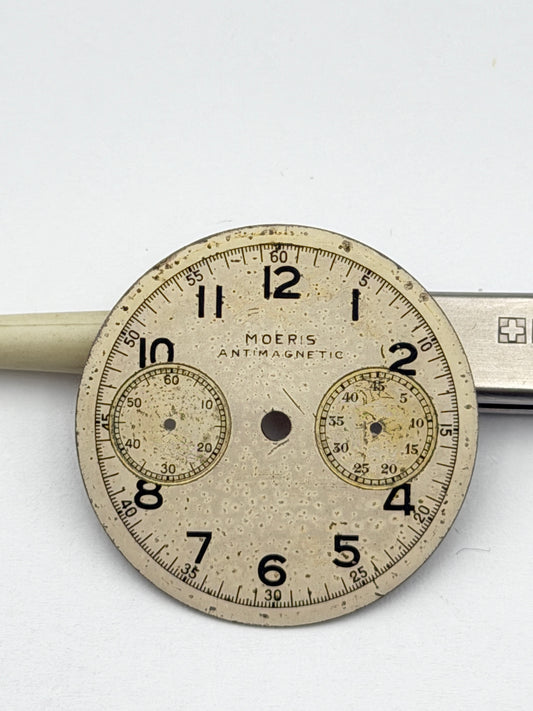 moeris chrono 30mm dial quadrante