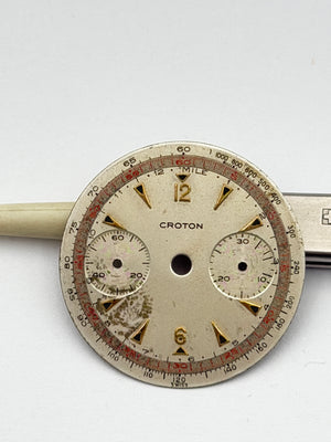 croton chrono 30.5mm dial quadrante