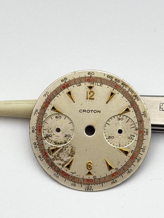 croton chrono 30.5mm dial quadrante