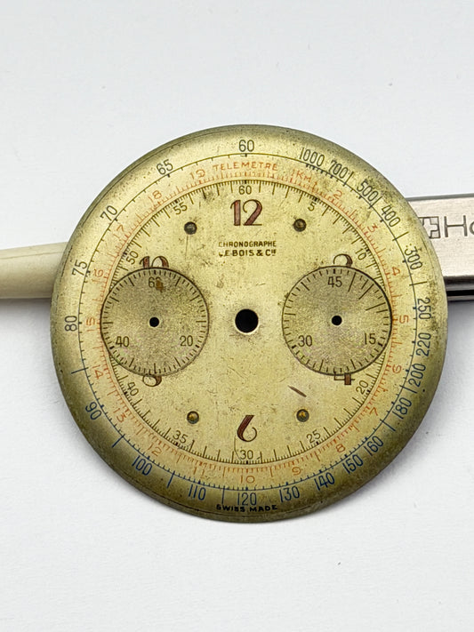 chronopgraphe lebois e co 34.5mm dial quadrante