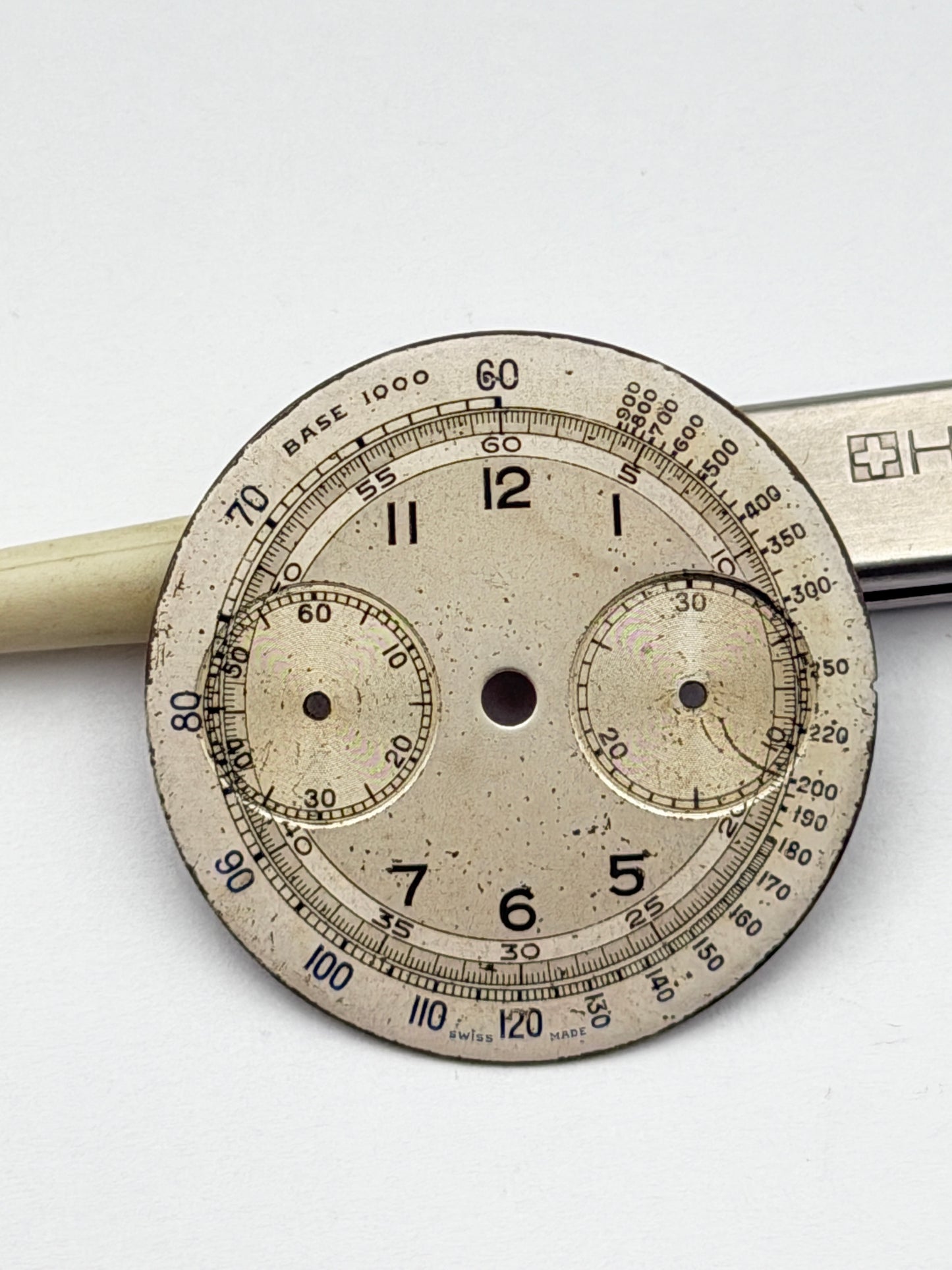 landeron chrono 30mm dial quadrante