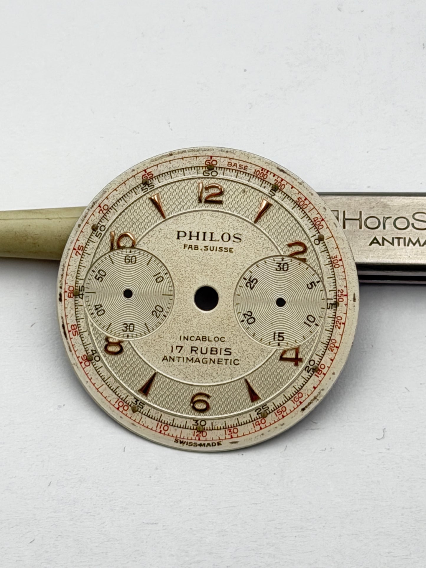 philos landeron 30mm dial quadrante