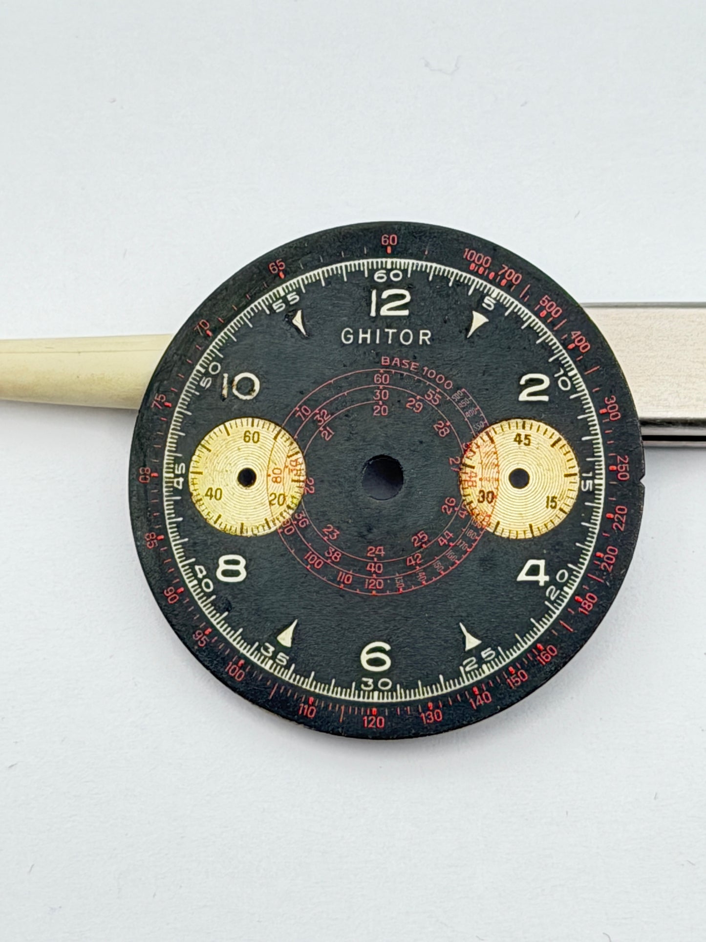 ghitor landeron 32.2mm dial quadrante