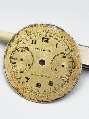 mery watch landeron 32mm dial quadrante