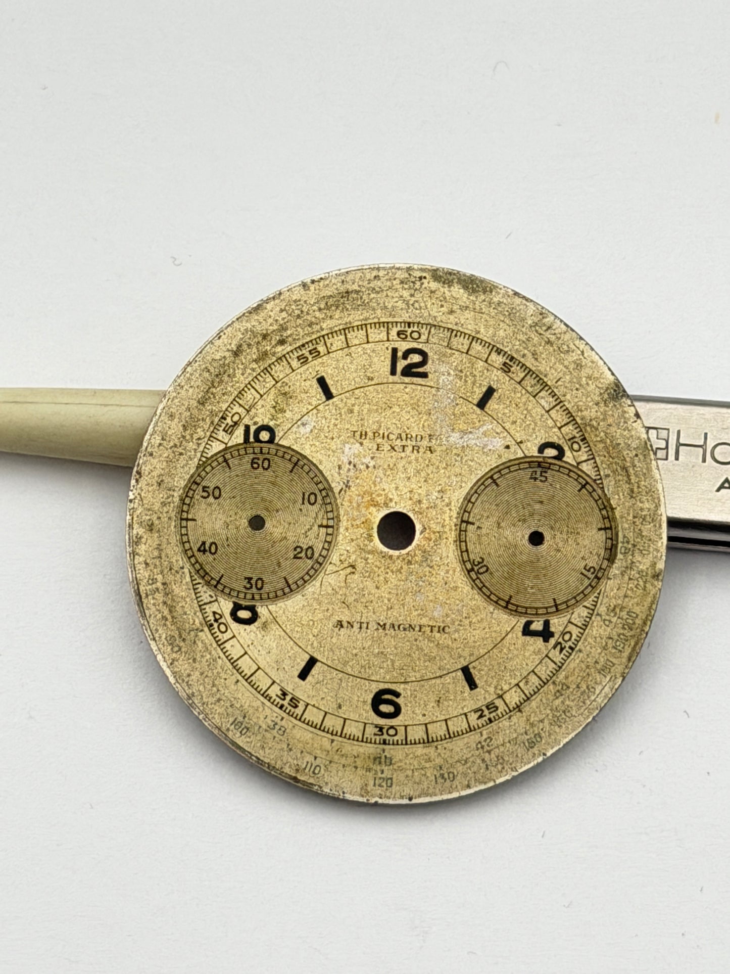 picard extar chrono landeron 33,5mm dial quadrante