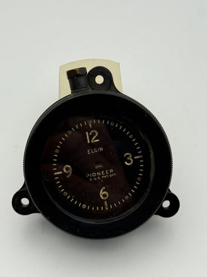 elgin pioneer cus pat off military war watch airplane rare 71mm