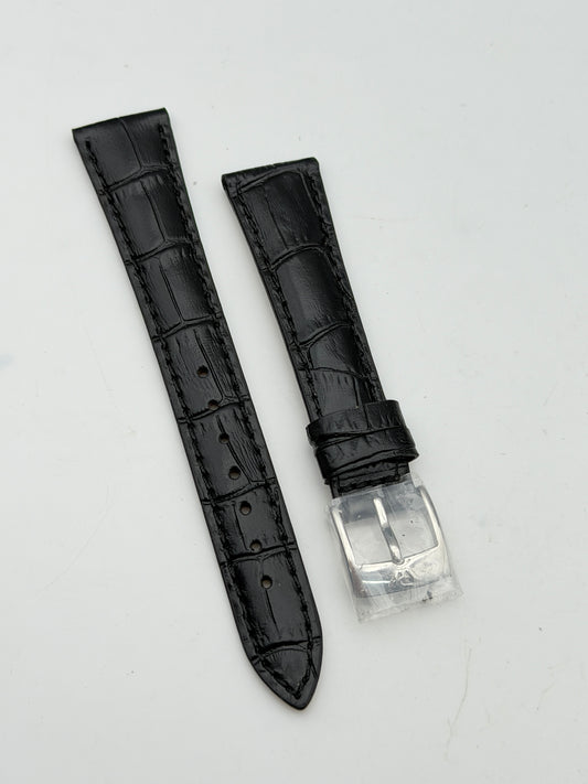 philip watch nero 18mm pelle cinturino strap
