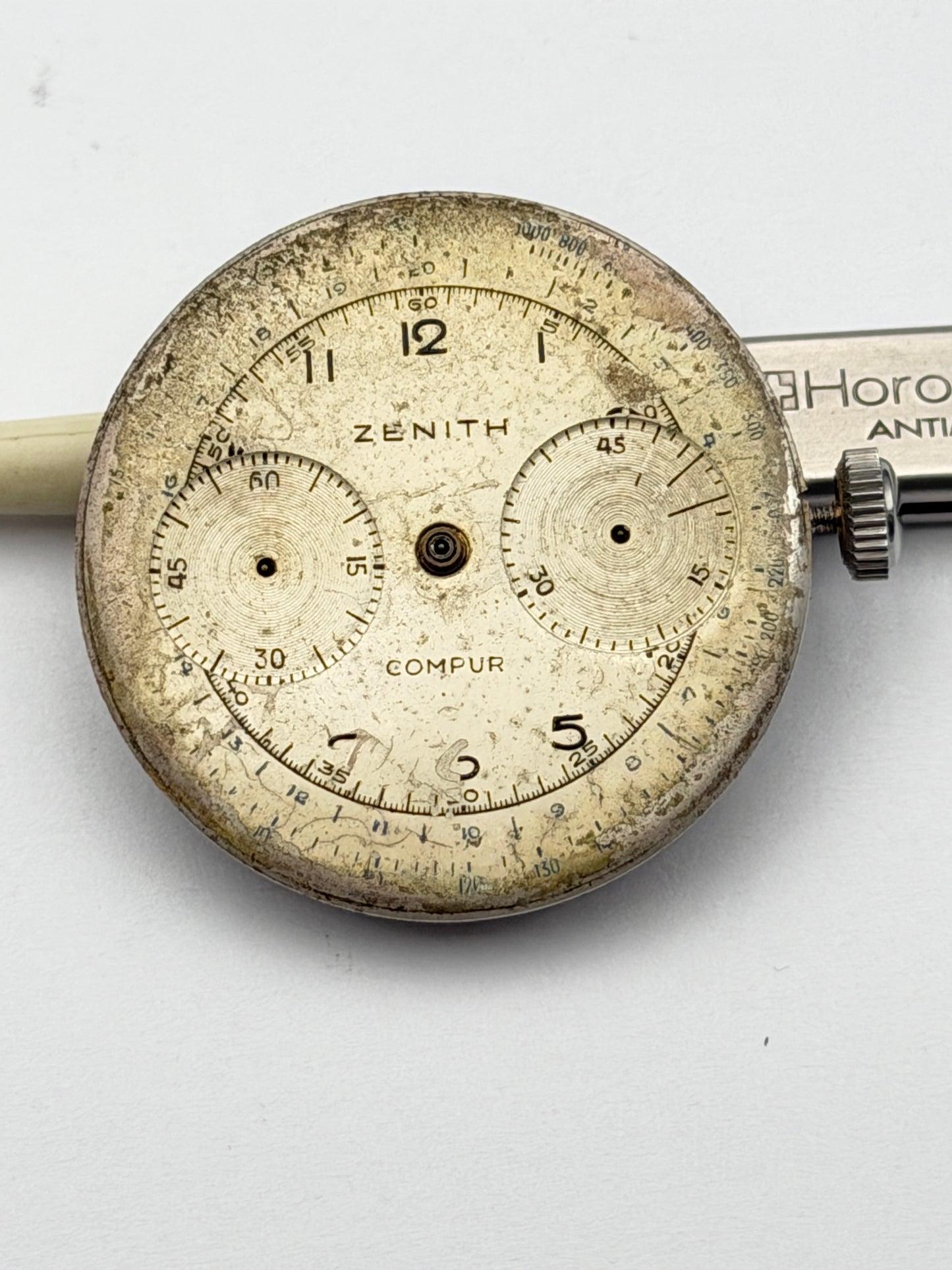 Zenith compur 146 chronograph movement movimento rare