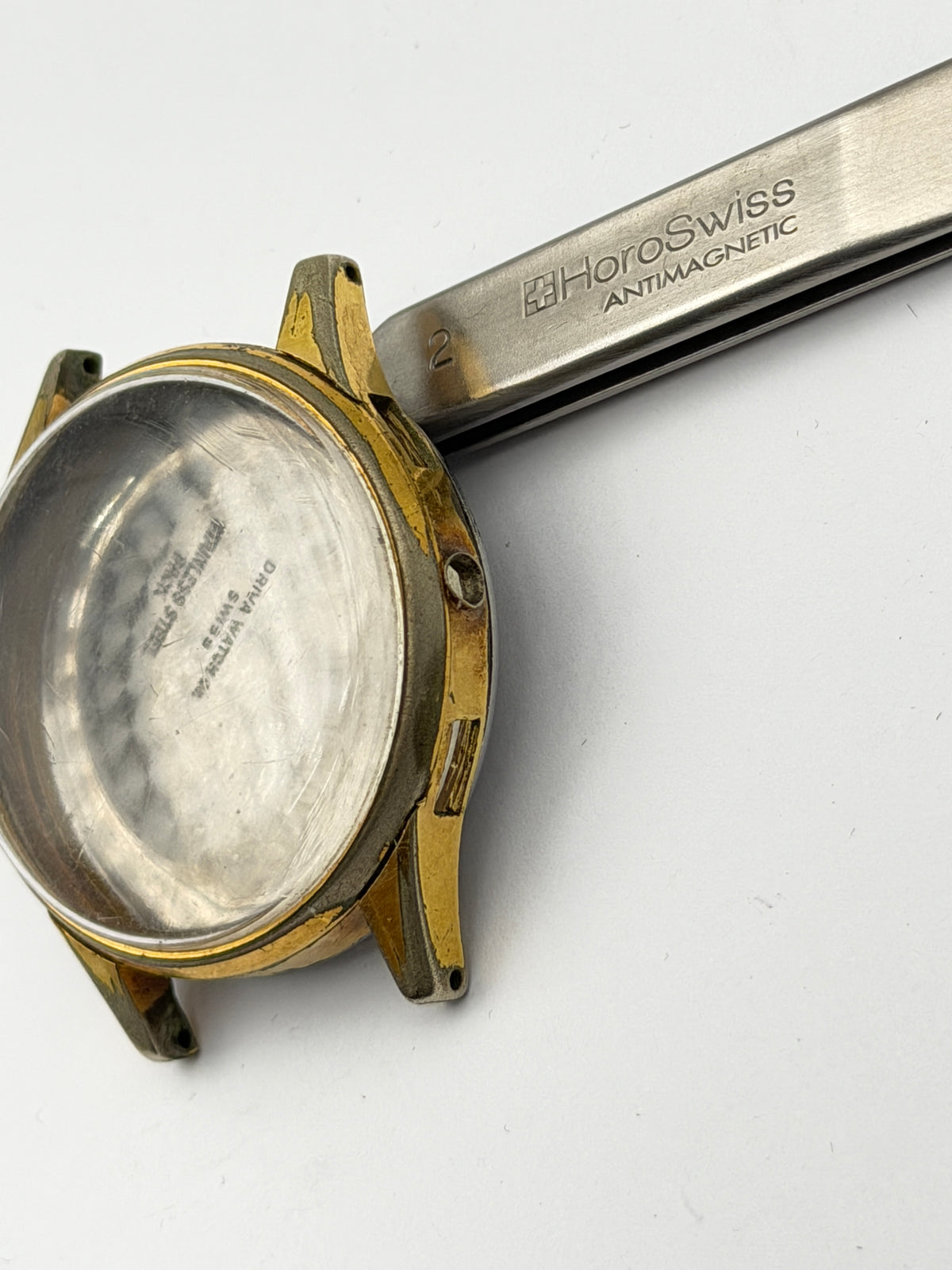 driva watch co swiss 35-32mm cassa case chronograph