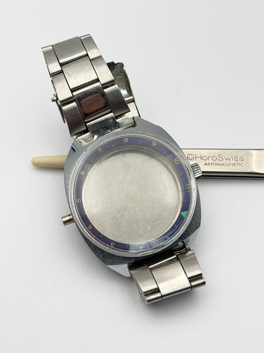 poljot chrono diver 38mm cassa case vintage