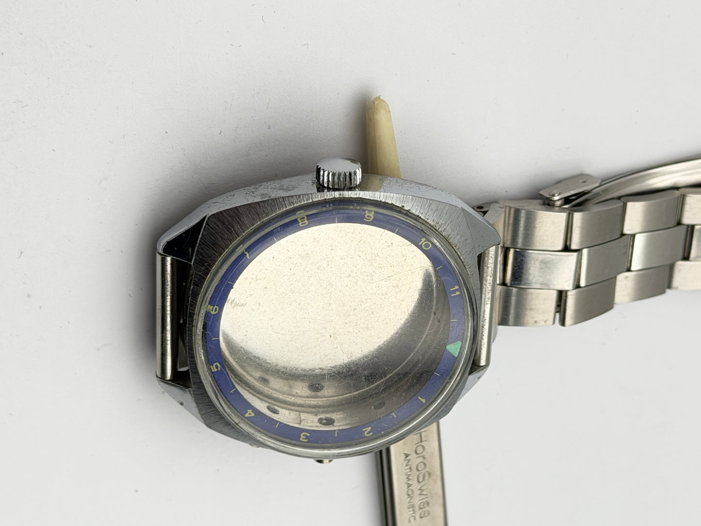 poljot chrono diver 38mm cassa case vintage
