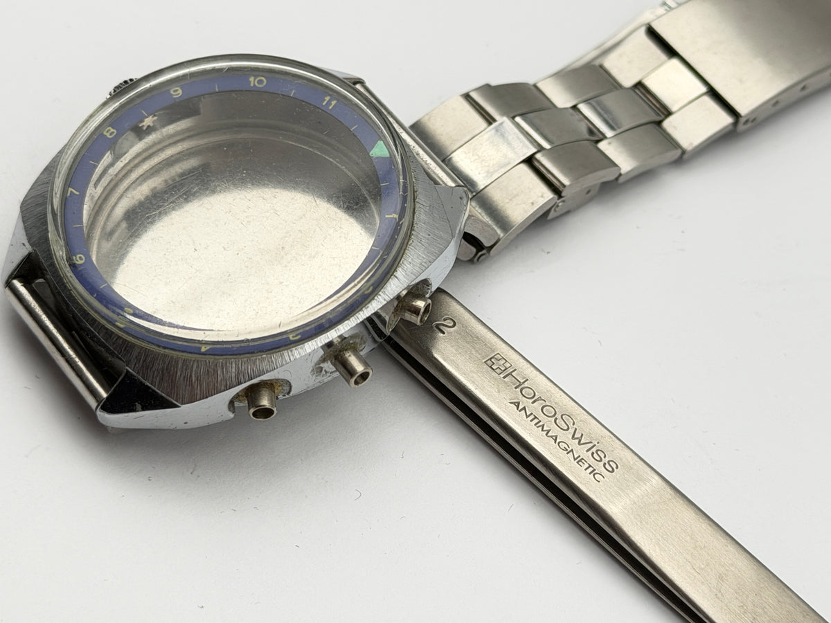 poljot chrono diver 38mm cassa case vintage