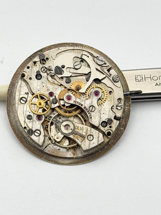 Titus landeron chronograph movement movimento