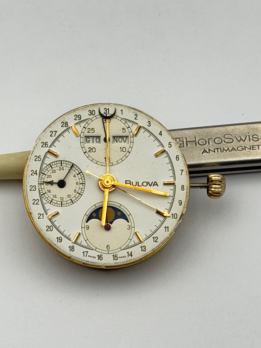 bulova 7751 chronograph movement movimento
