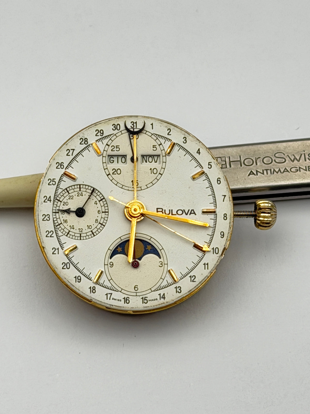 bulova 7751 chronograph movement movimento