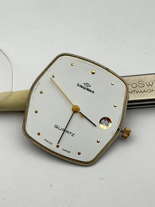 schiop watch eta 255.411 quartz movement movimento