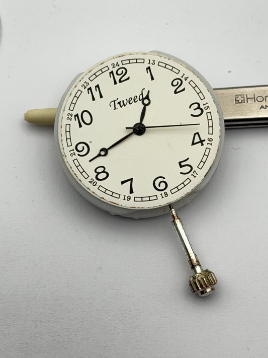 tweed pocket watch 30mm movement movimento