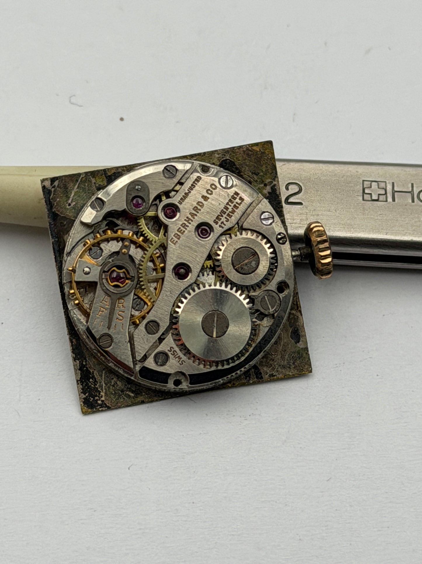 Eberhard & Co. 17 jewels movement movimento