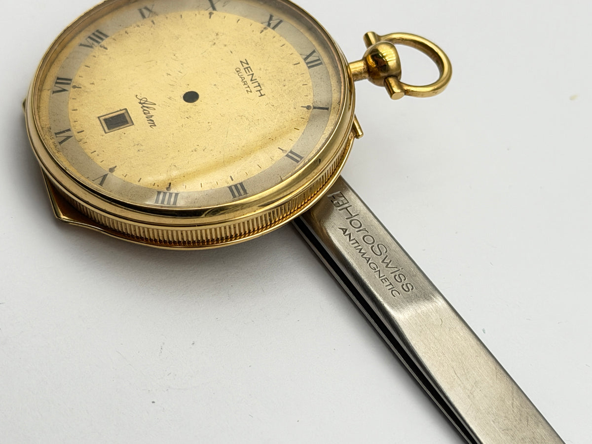 zenith alarm 43mm pocket watch cassa case