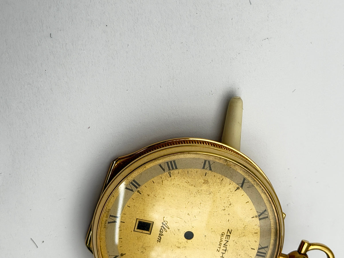 zenith alarm 43mm pocket watch cassa case