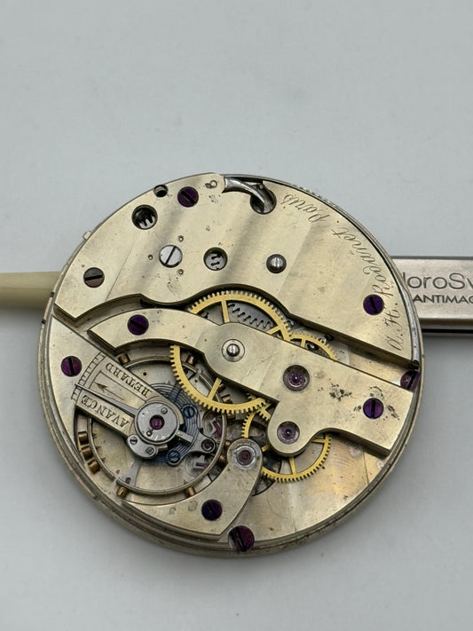 a.h. rodanet paris pocket watch movement movimento 44mm