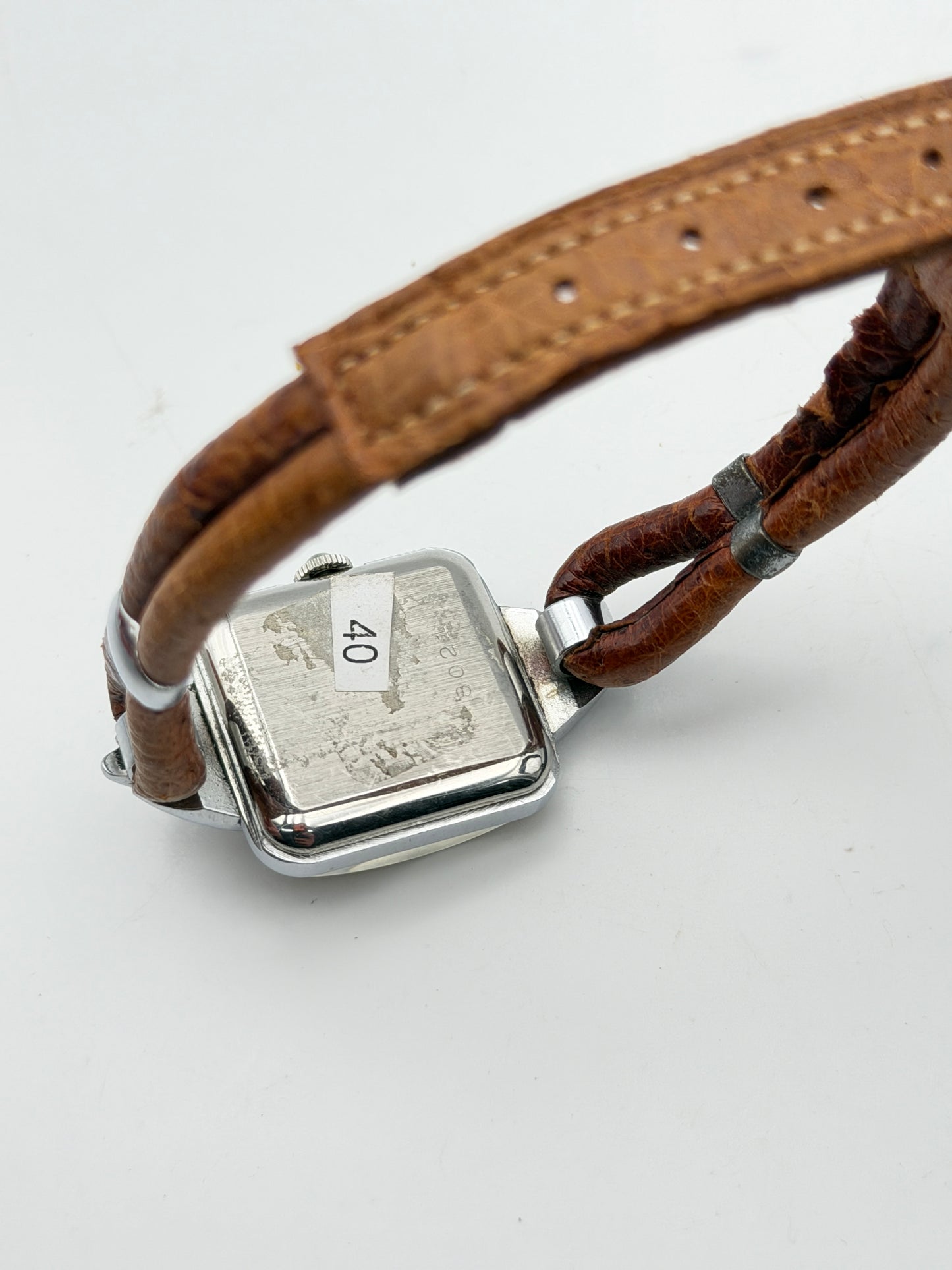 waters art decò watch vintage swiss made nos 60s cassa da 24x39mm