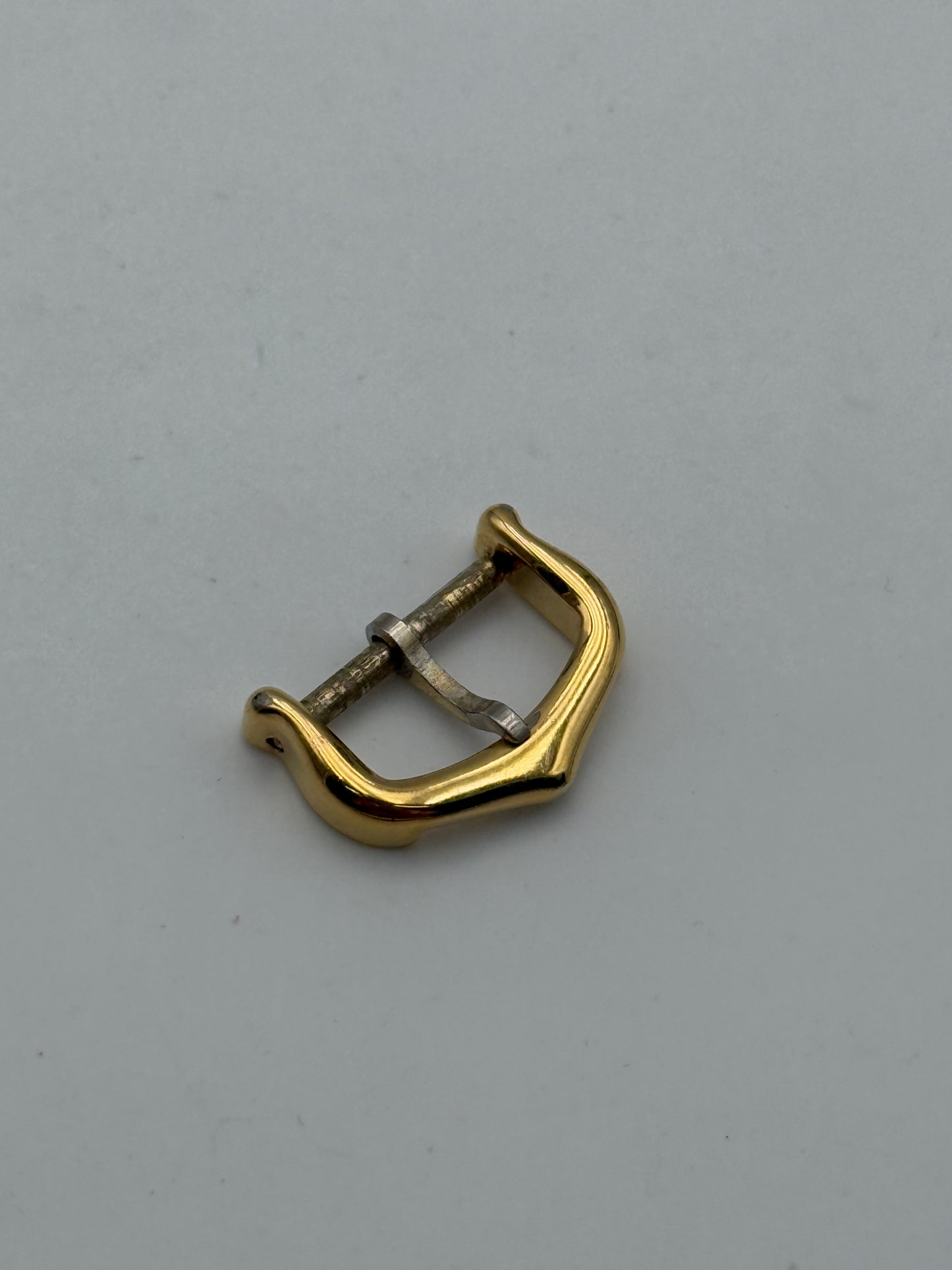 cartier fibbia buckle vintage 14mm gold plated