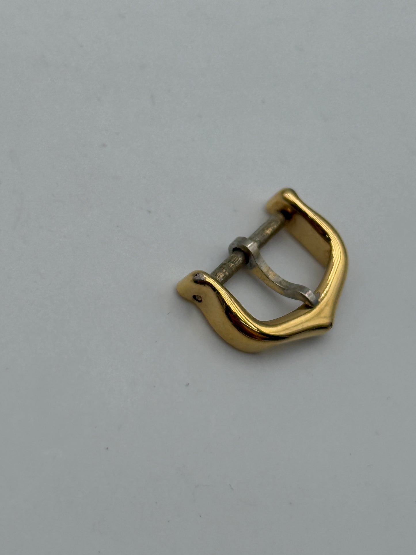 cartier fibbia buckle vintage 14mm gold plated