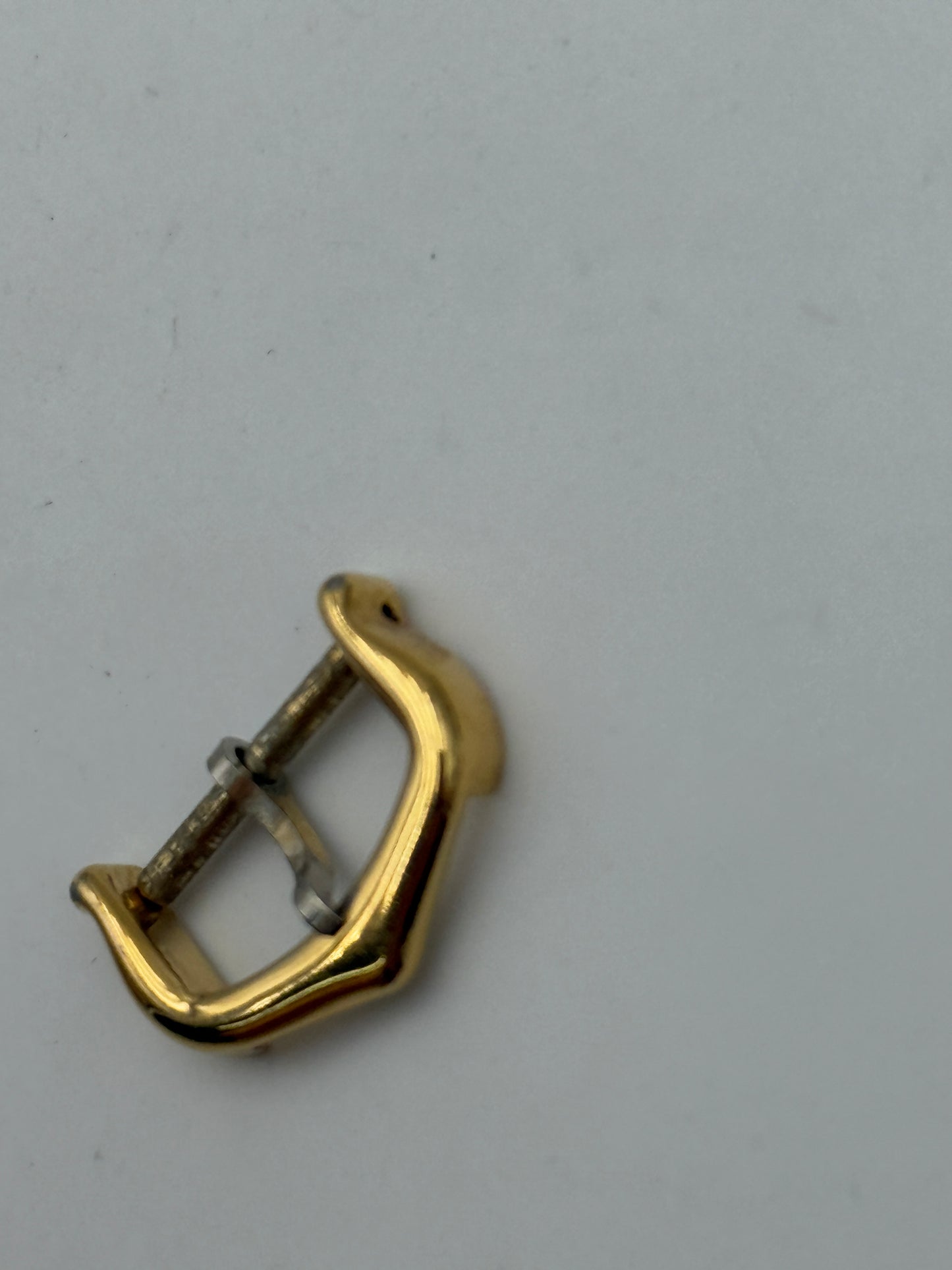 cartier fibbia buckle vintage 14mm gold plated