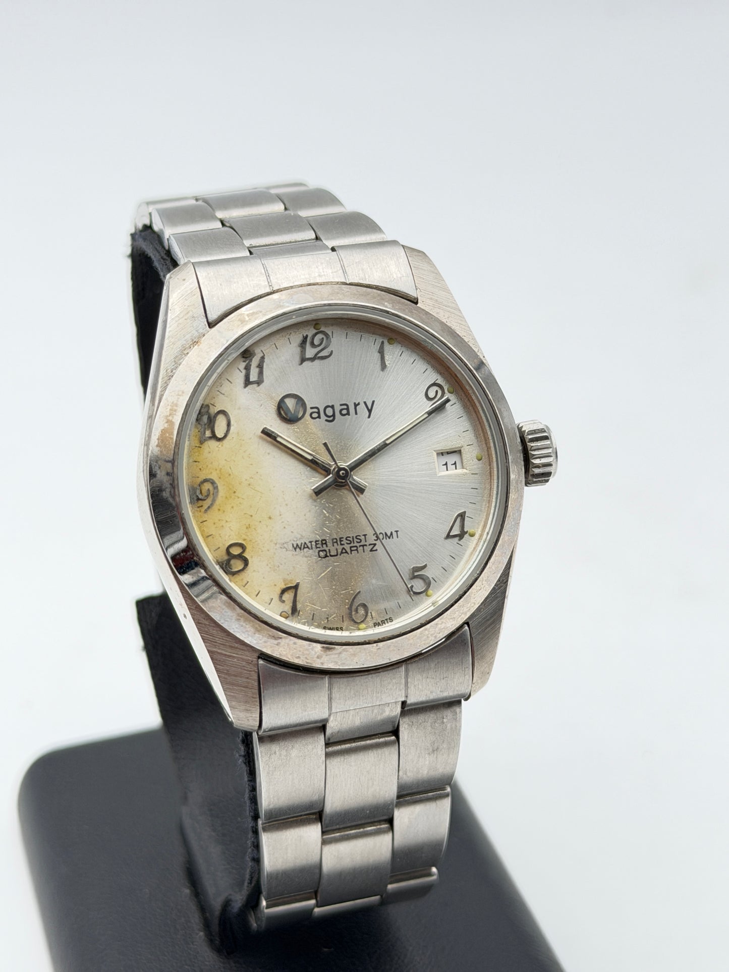 vagary quartz watch steel 36mm