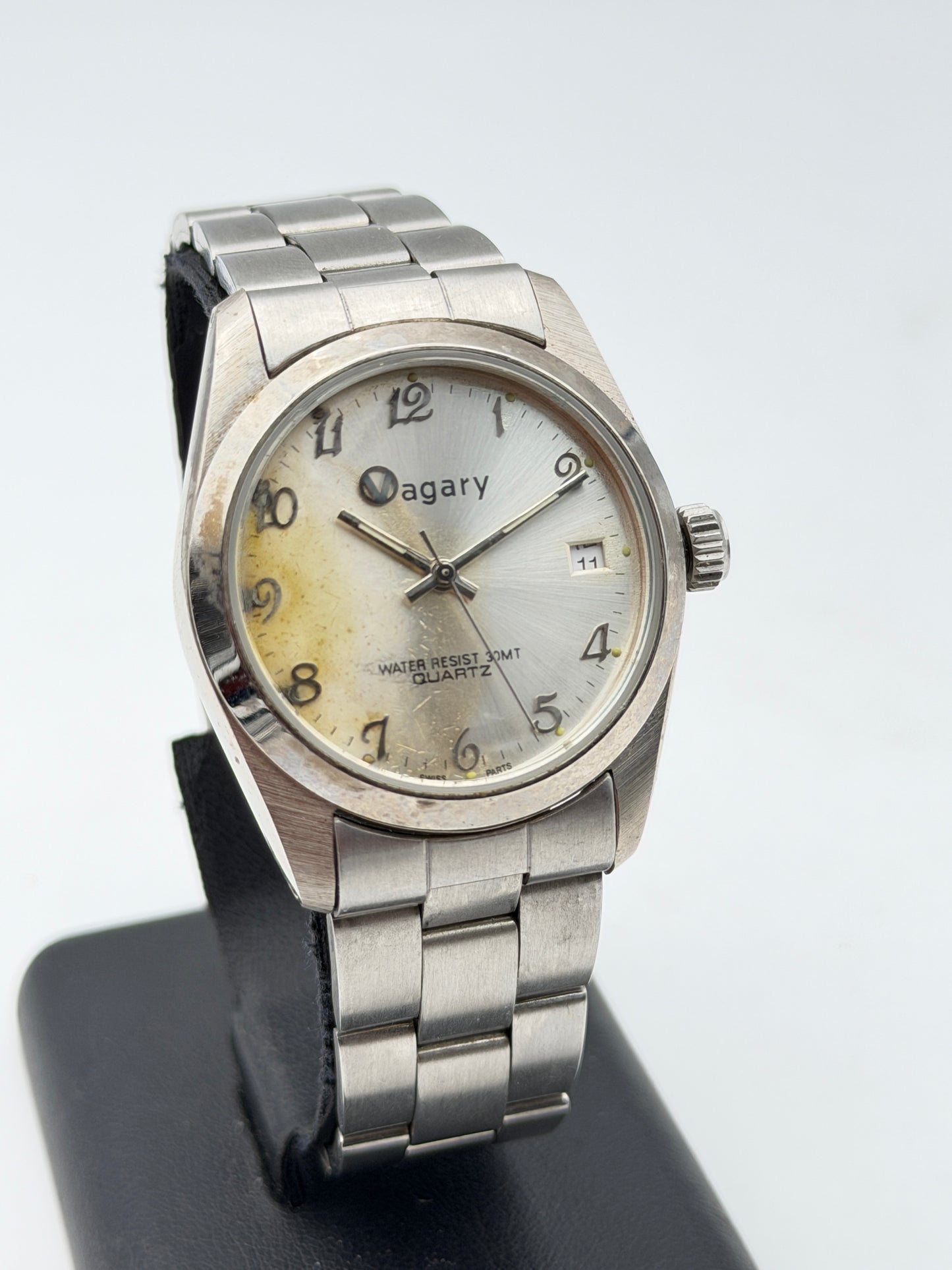 vagary quartz watch steel 36mm