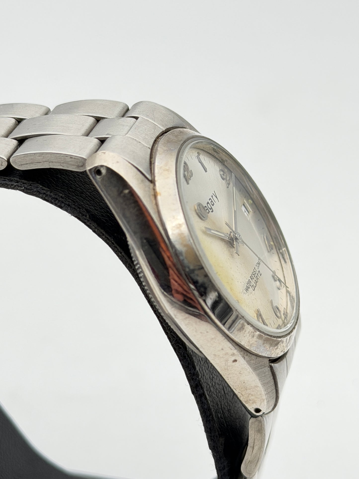 vagary quartz watch steel 36mm