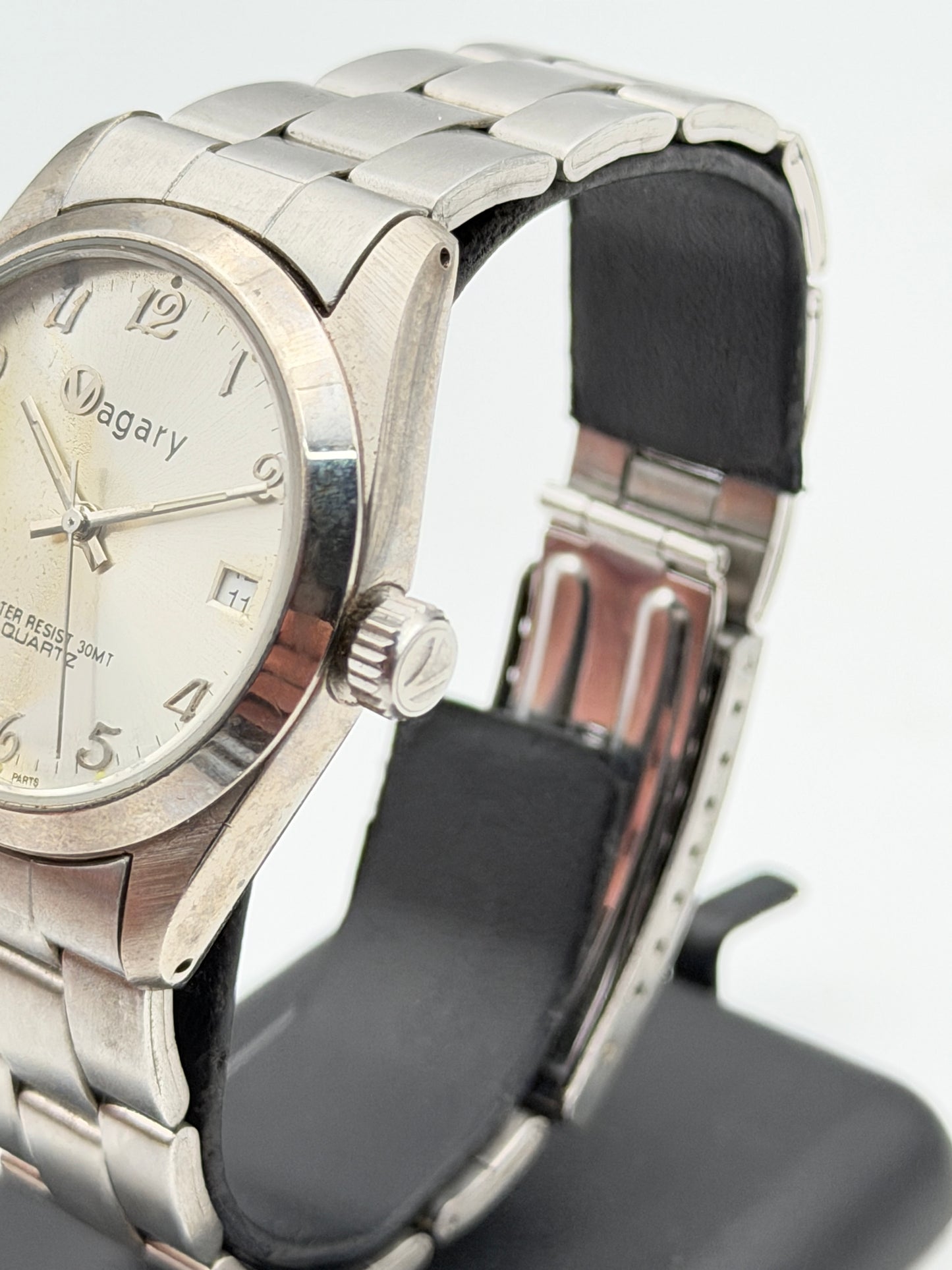 vagary quartz watch steel 36mm
